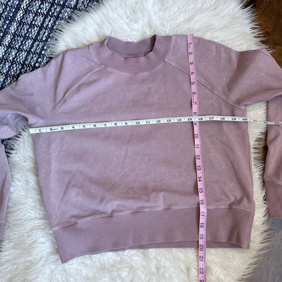 Lululemon Ready to Roll Crew Sweatshirt | Vintage Mauve | Size 4 - Picture 9 of 9